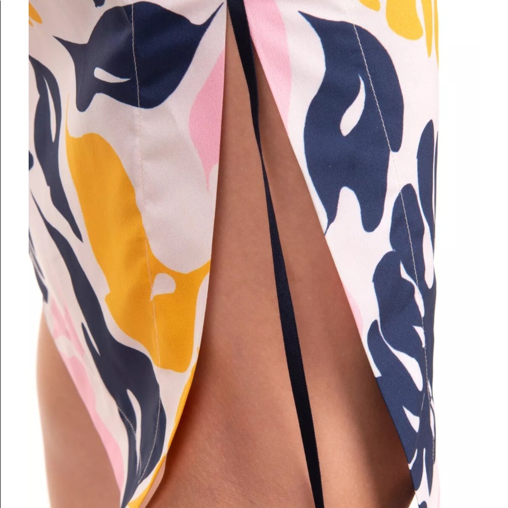 CEDRIC CHARLIER MIDI PENCIL DRESS SIDE SLITS SIZE 8 NWT fits like a 6 - Picture 5 of 10